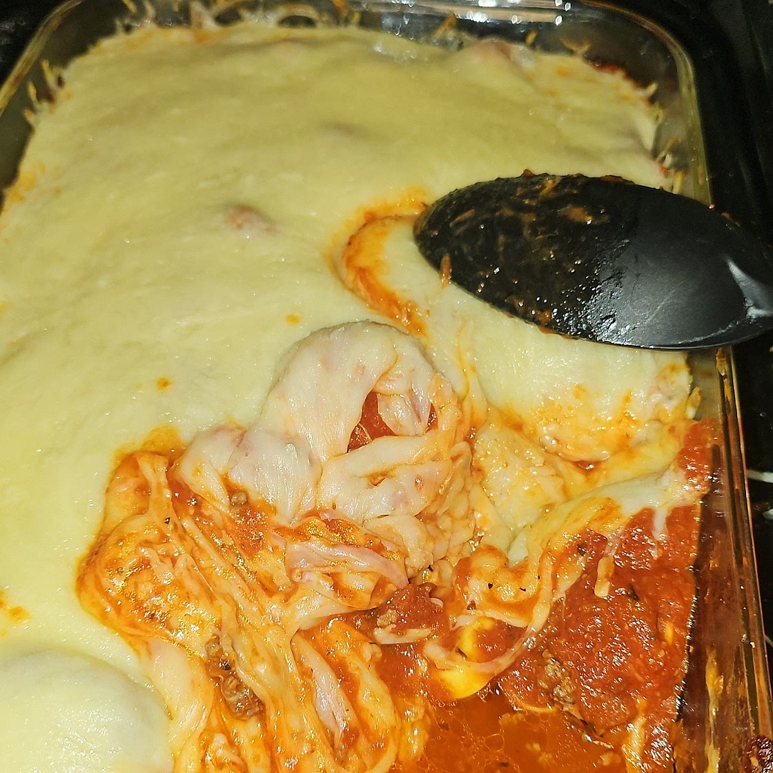 Creamy Tortellini Bake   