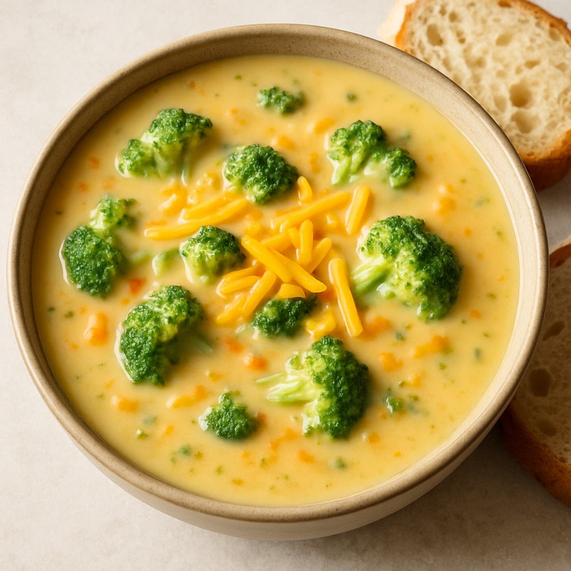 Creamy Broccoli Cheddar Soup