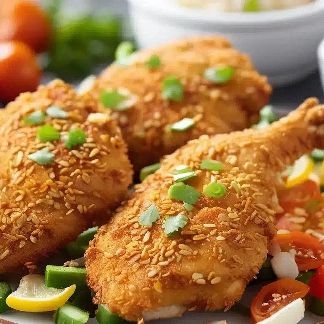 Crunchy Garlic Chicken