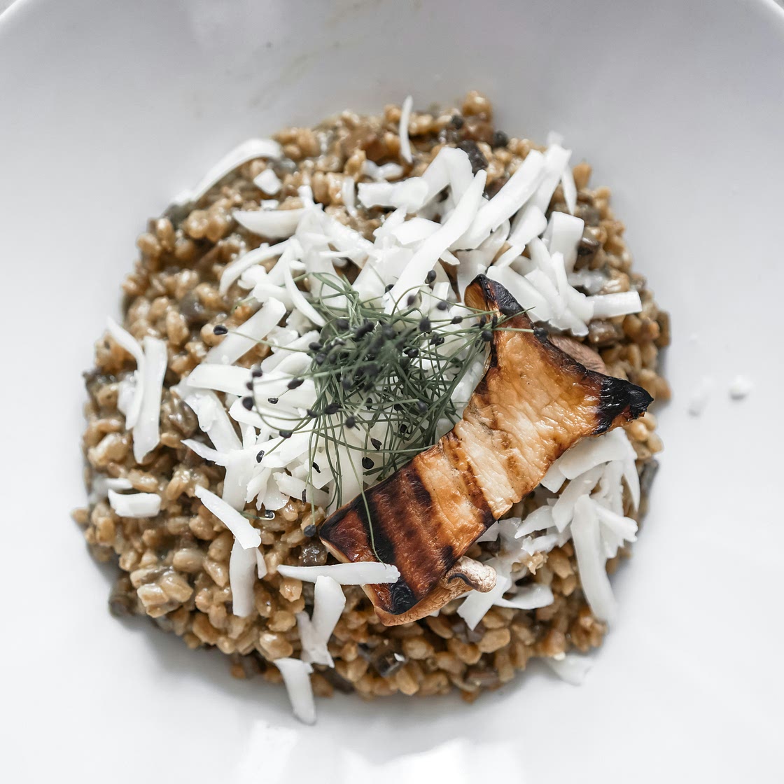 Midnight Mushroom Risotto