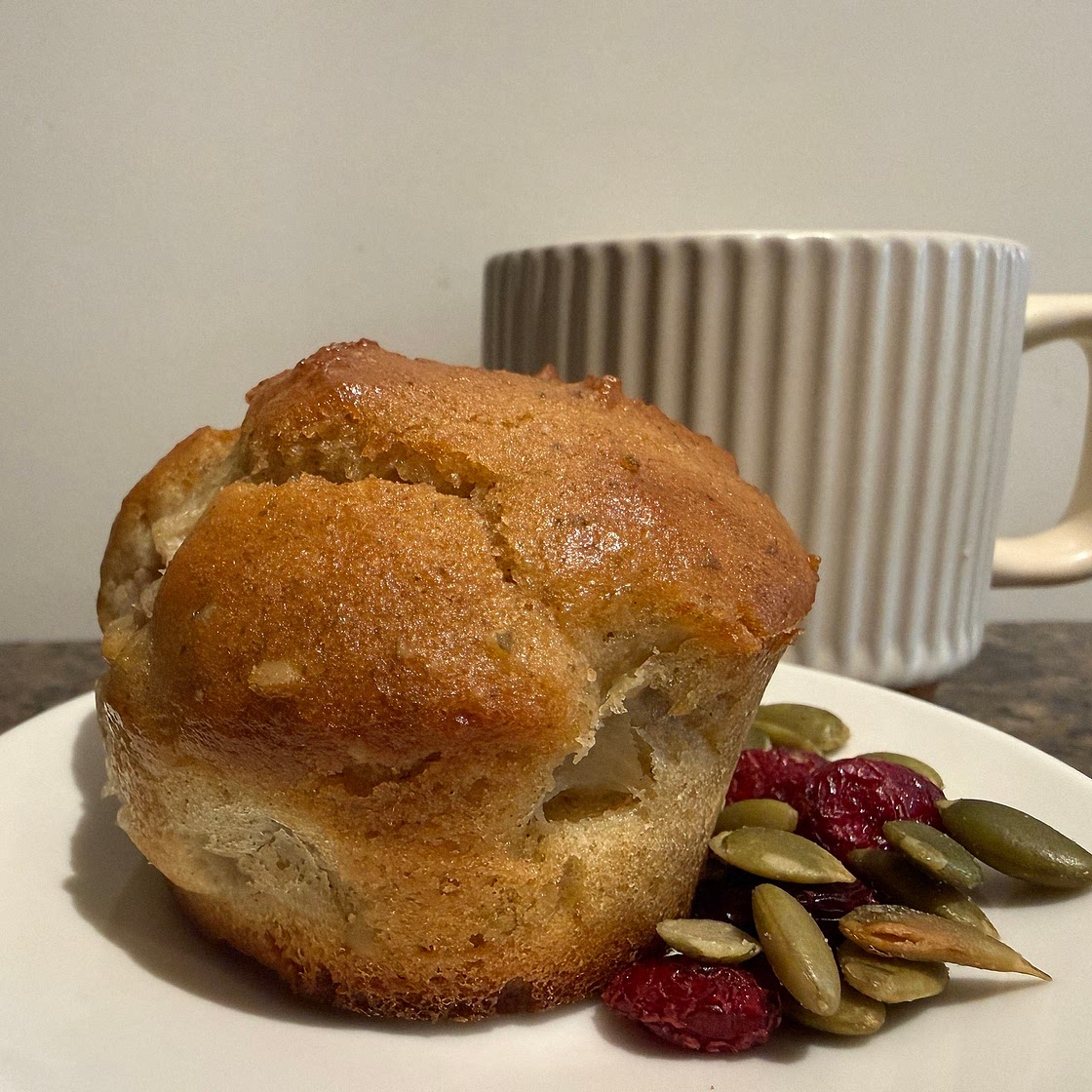 Pear Pepita Muffins