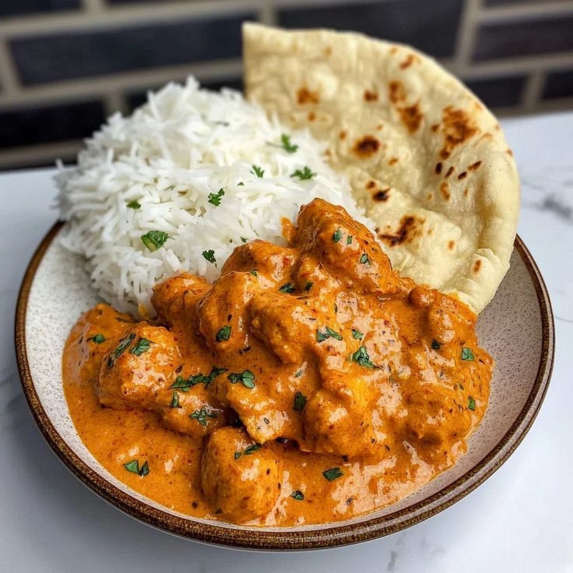 Butter chicken & naan