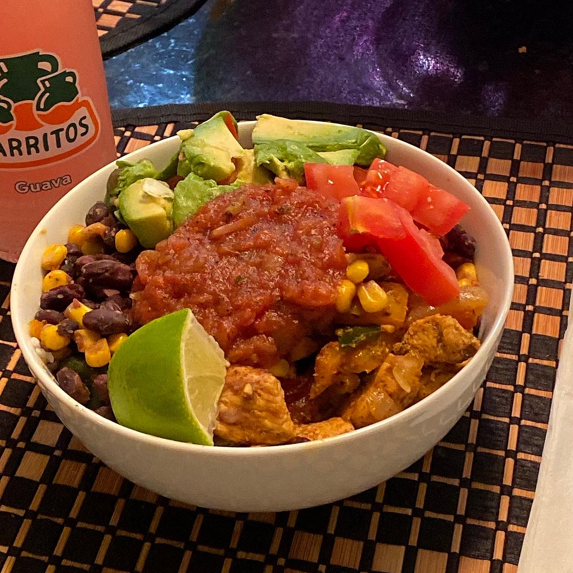 Healthy Chicken Fajita Bowls