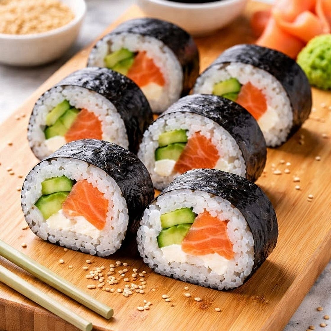Homemade sushi