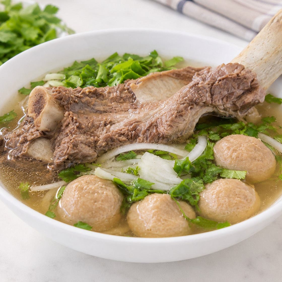 Beef Rib Pho (Phở Sườn Bò)