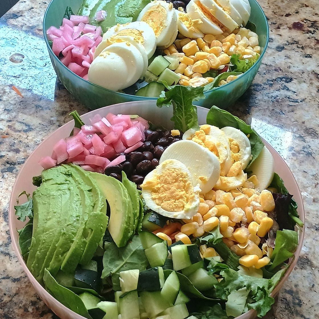 Southwest Salad with Black Beans:
