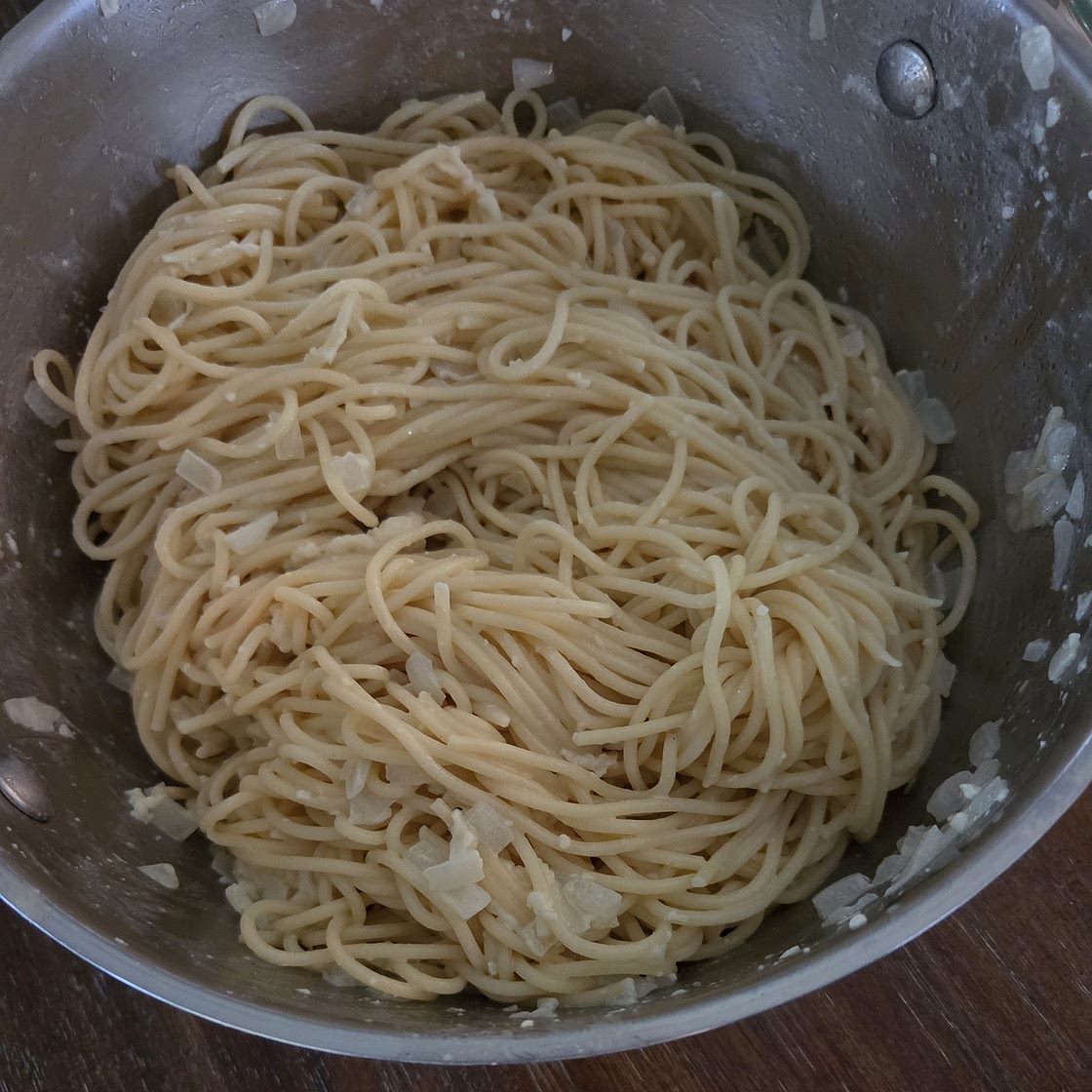 Pasta with Parmesan Cream