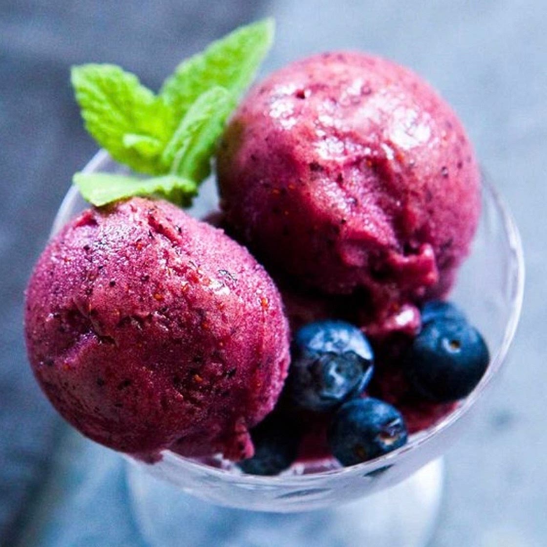 My Blueberry cheesecake sorbet