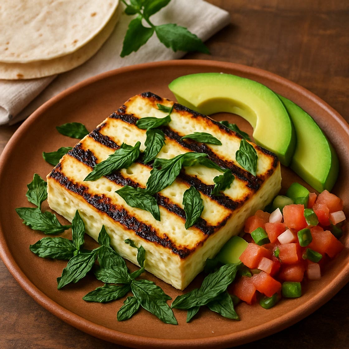 Queso panela al epazote