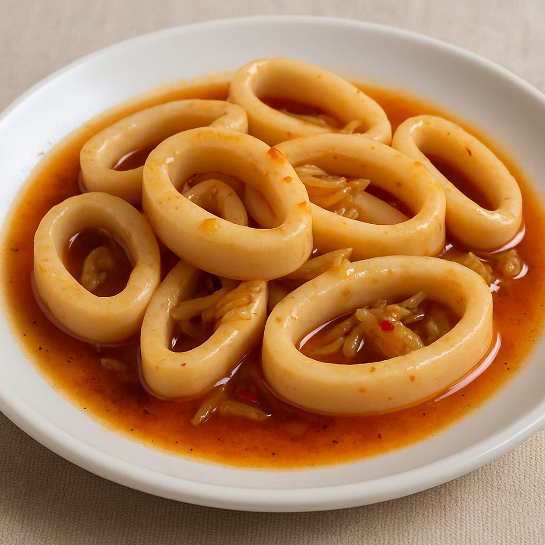 Filete de calamar en escabeche