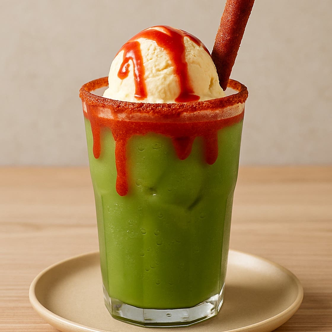 Té Verde McCormick® con helado y chamoy