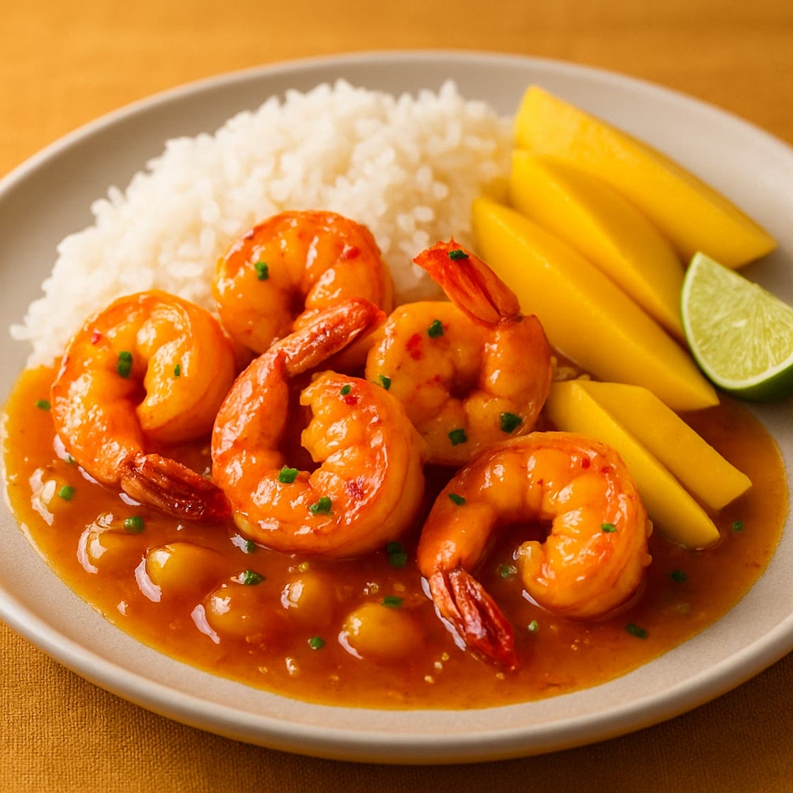 Mariscos Filipinos a la Mermelada de Mango McCormick