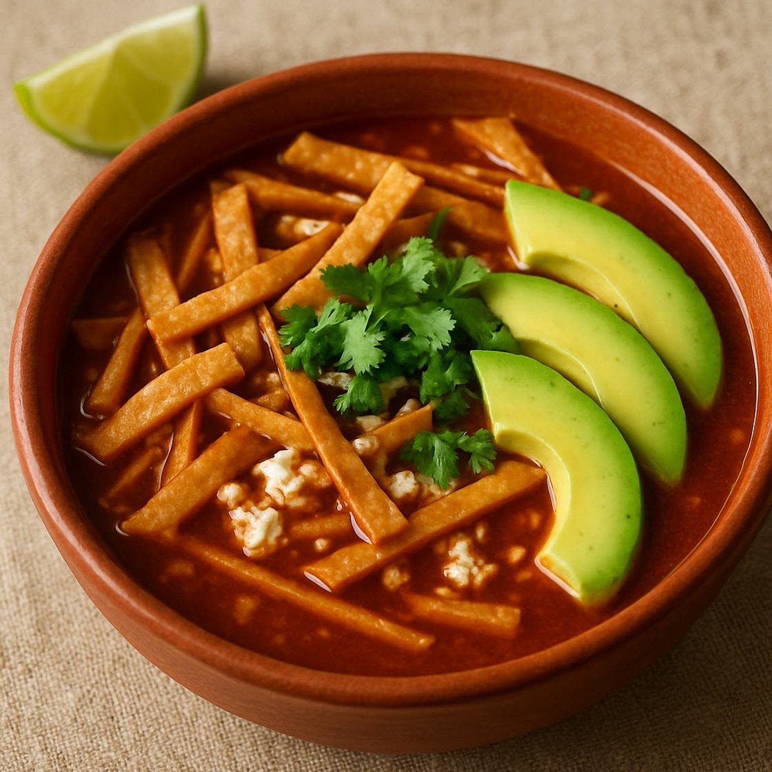 Sopa de tortilla ¡tradicional!