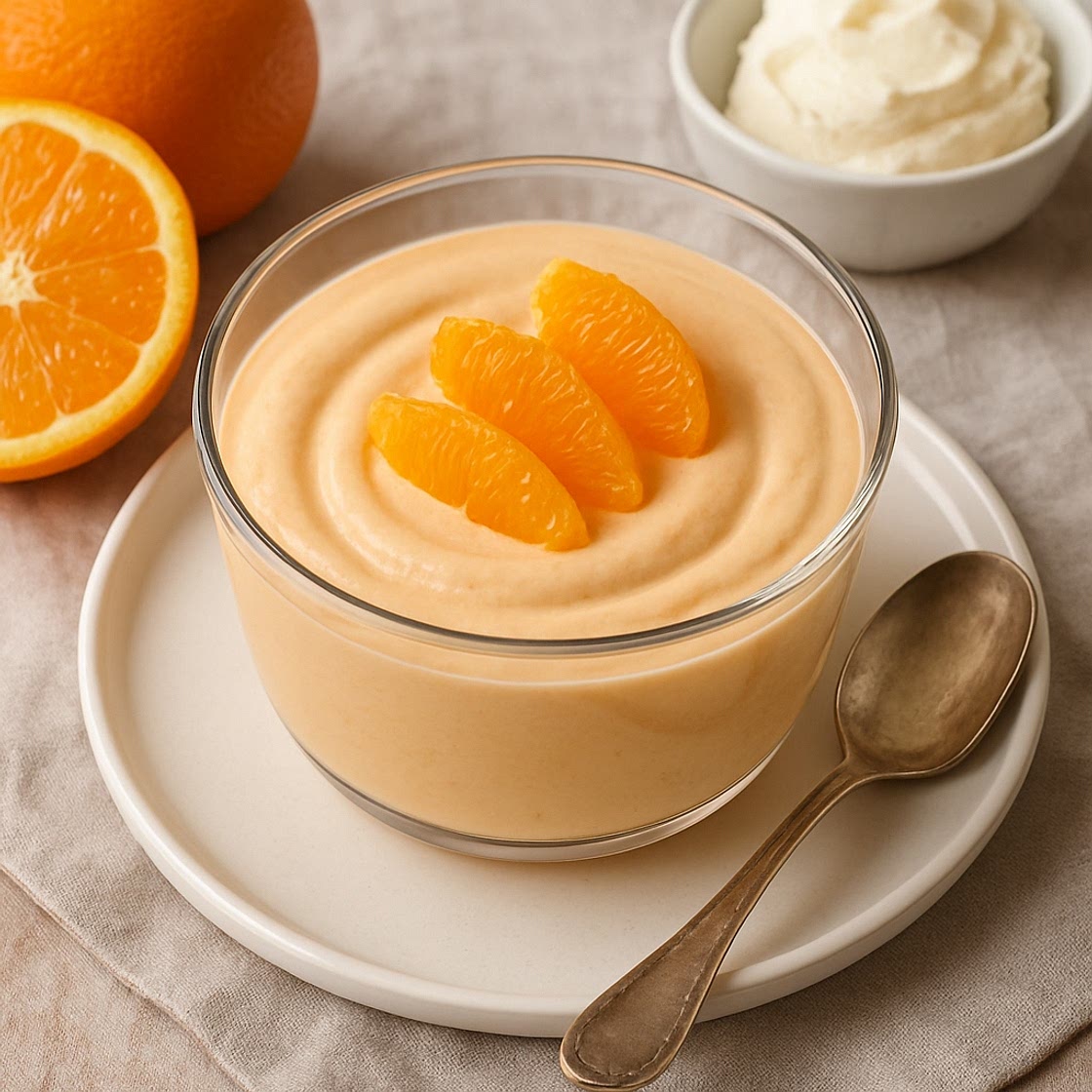 Crema de naranja y mascarpone