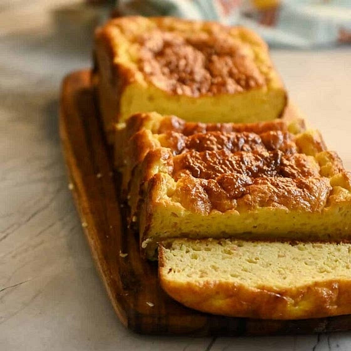 Carnivore Cream Cheese Bread Loaf - 5 Ingredients