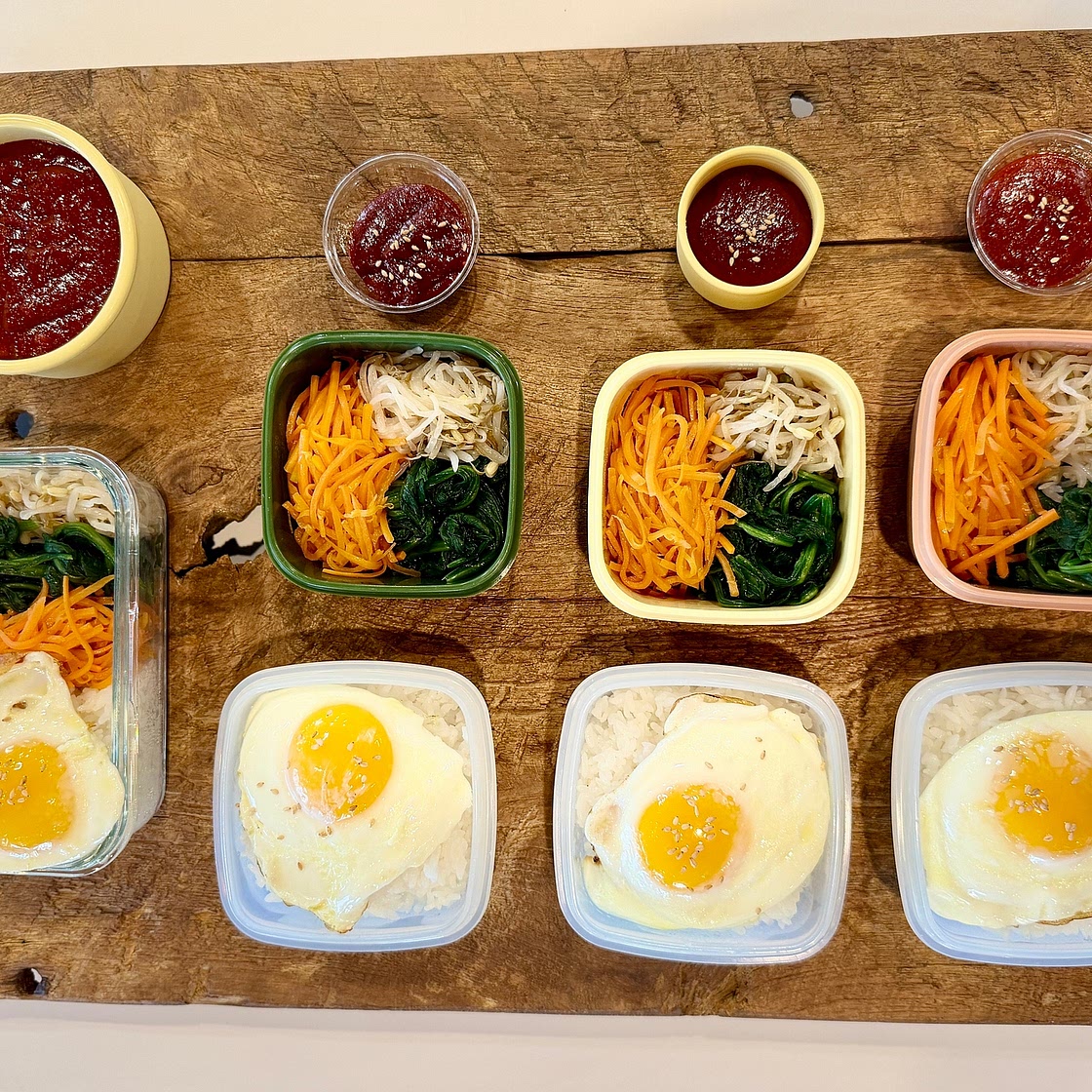 Bibimbap Meal Prep (Korean Rice Bowls)