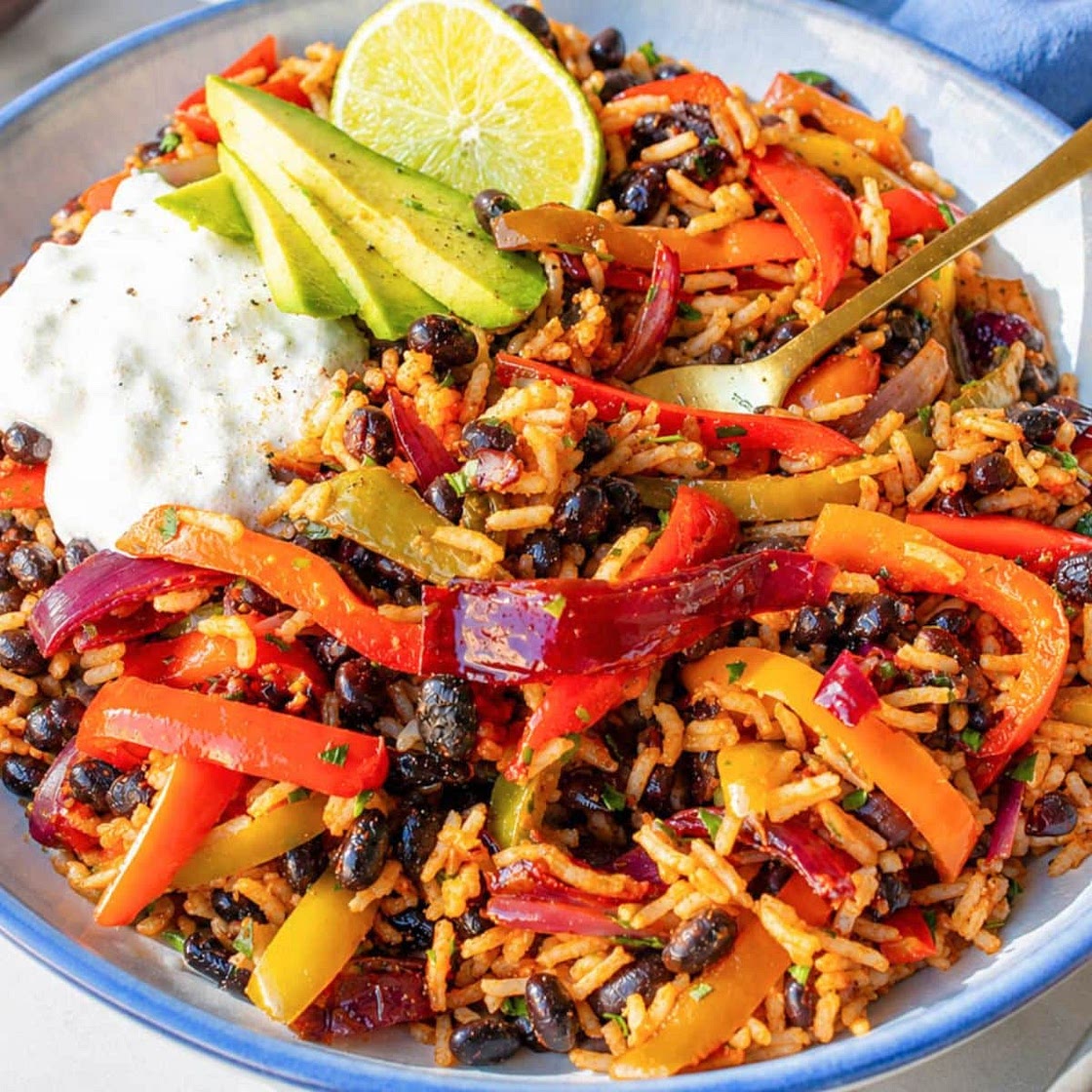 Black Bean Fajita Bowl (30-Minute Sheet Pan)