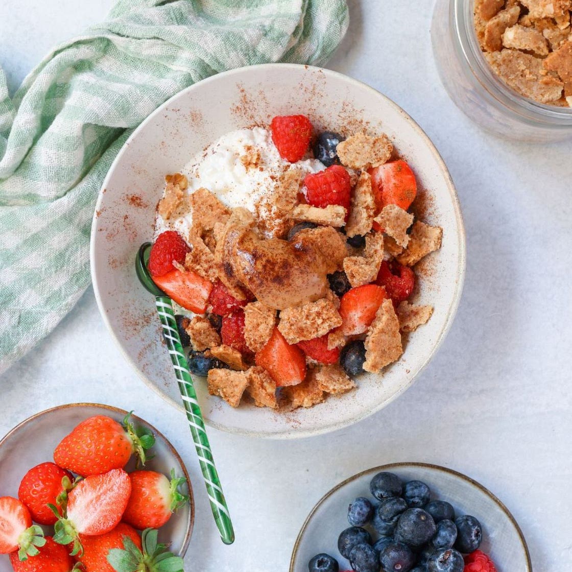 Sweet Berry Cottage Cheese Bowl