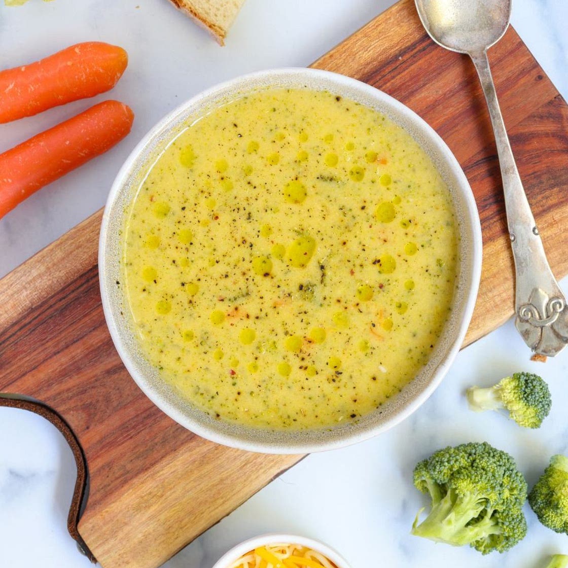 High Protein Broccoli Soup