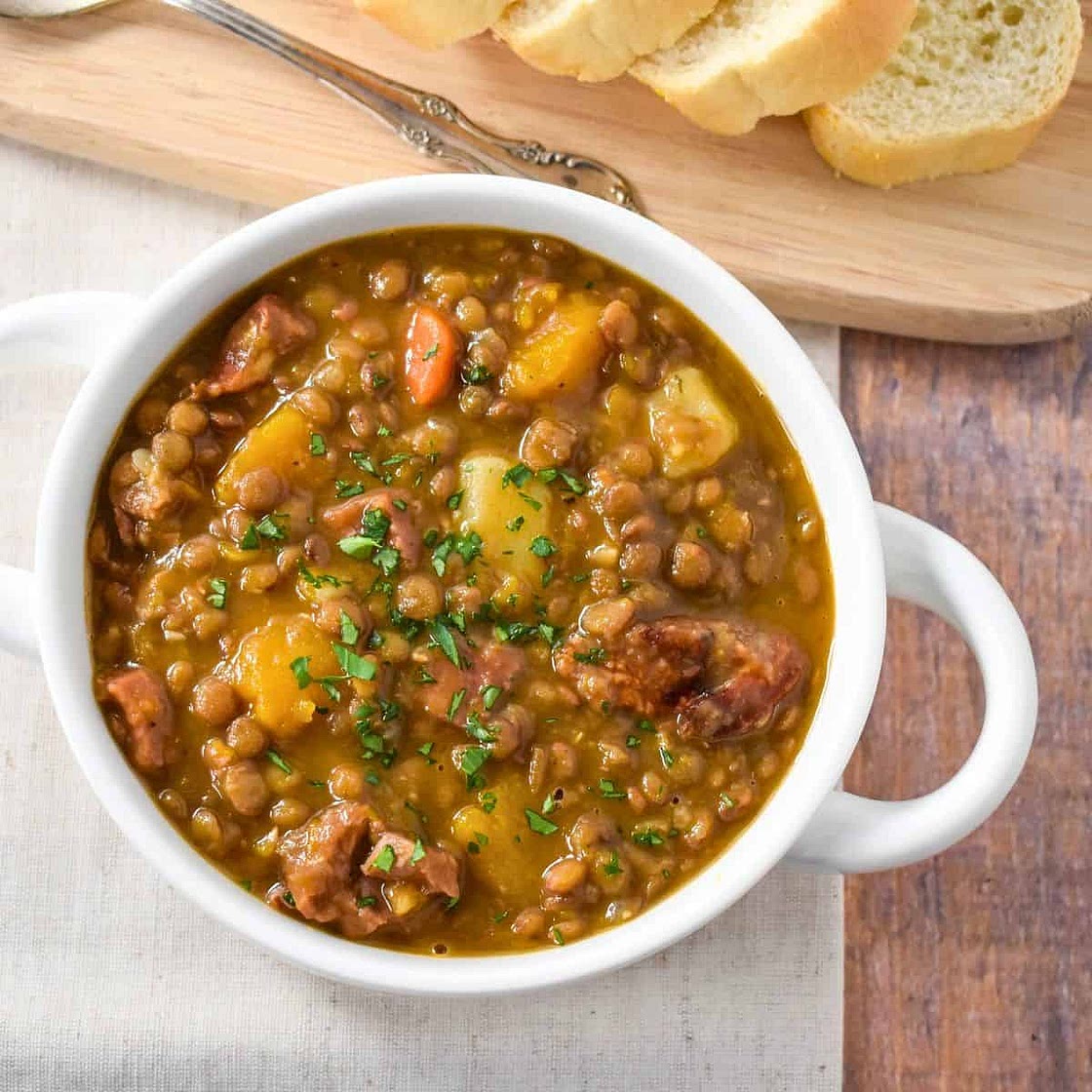 Potaje de Lentejas (Cuban Lentil Soup)
