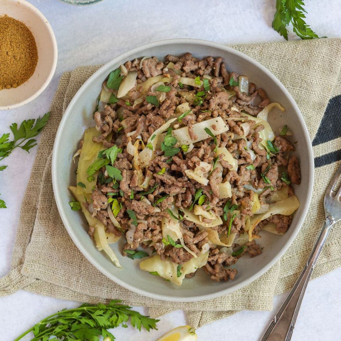 Ground Beef and Cabbage