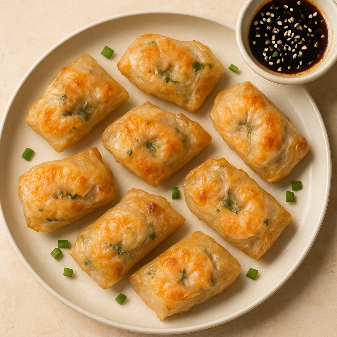 Air Fryer Shrimp Rice Paper Dumplings