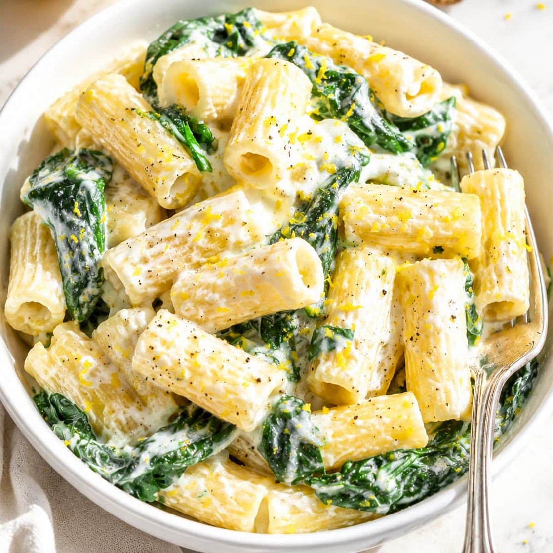Lemon Ricotta Pasta (No-Cook Whipped Sauce)