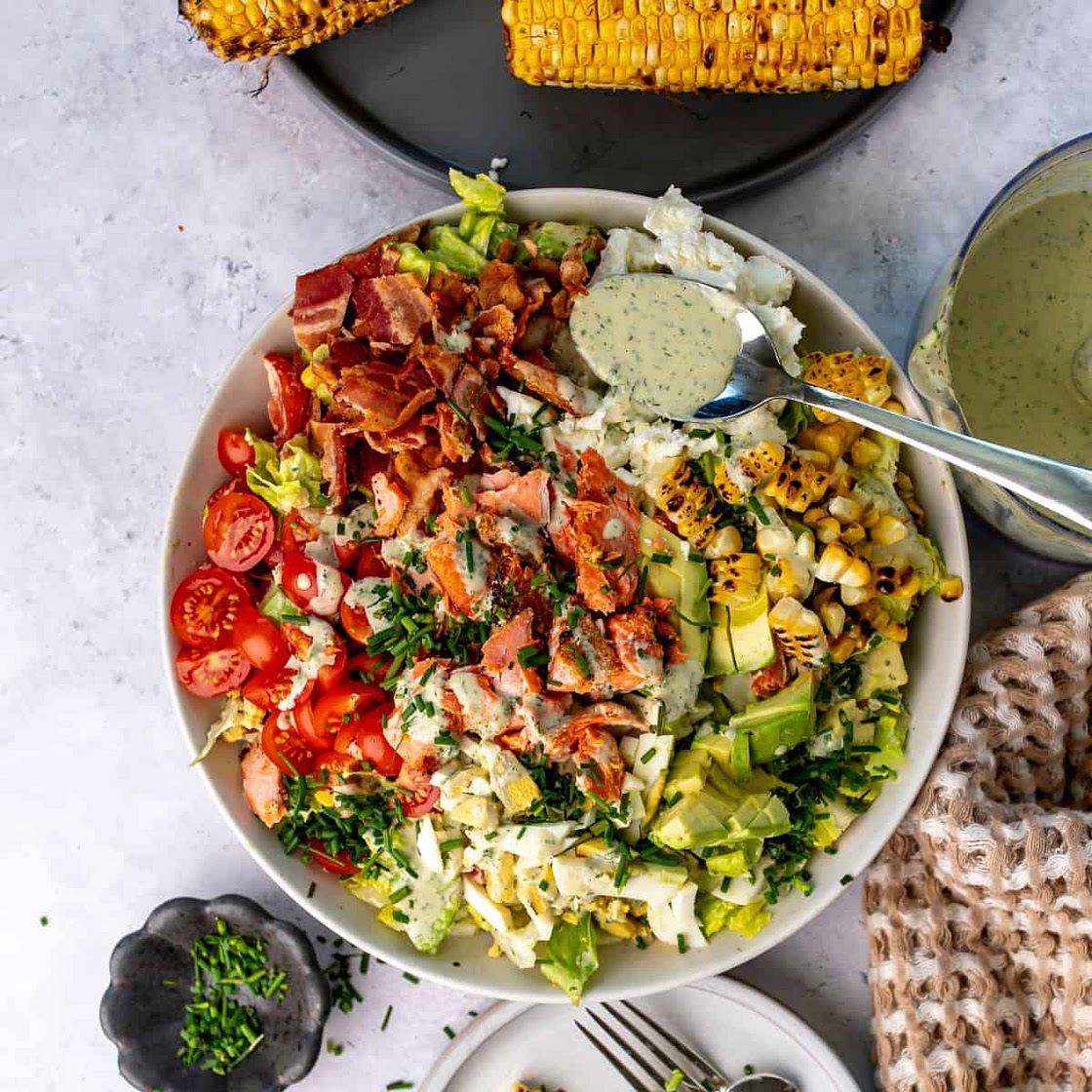 Salmon Cobb Salad