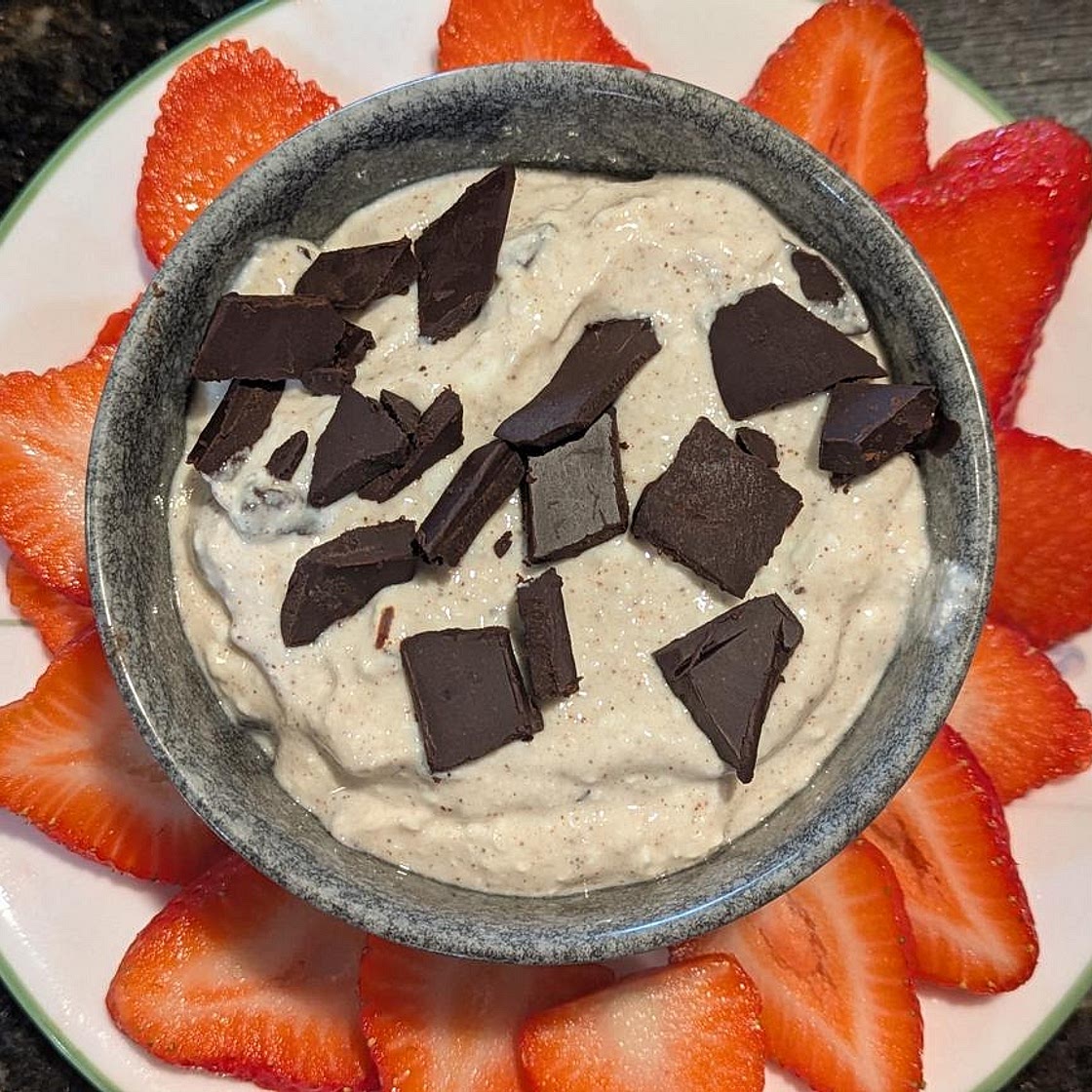 High Protein, Sugar Free, Cannoli Dip