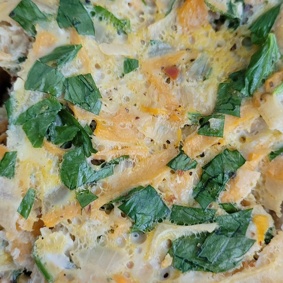 Légumes en omelette