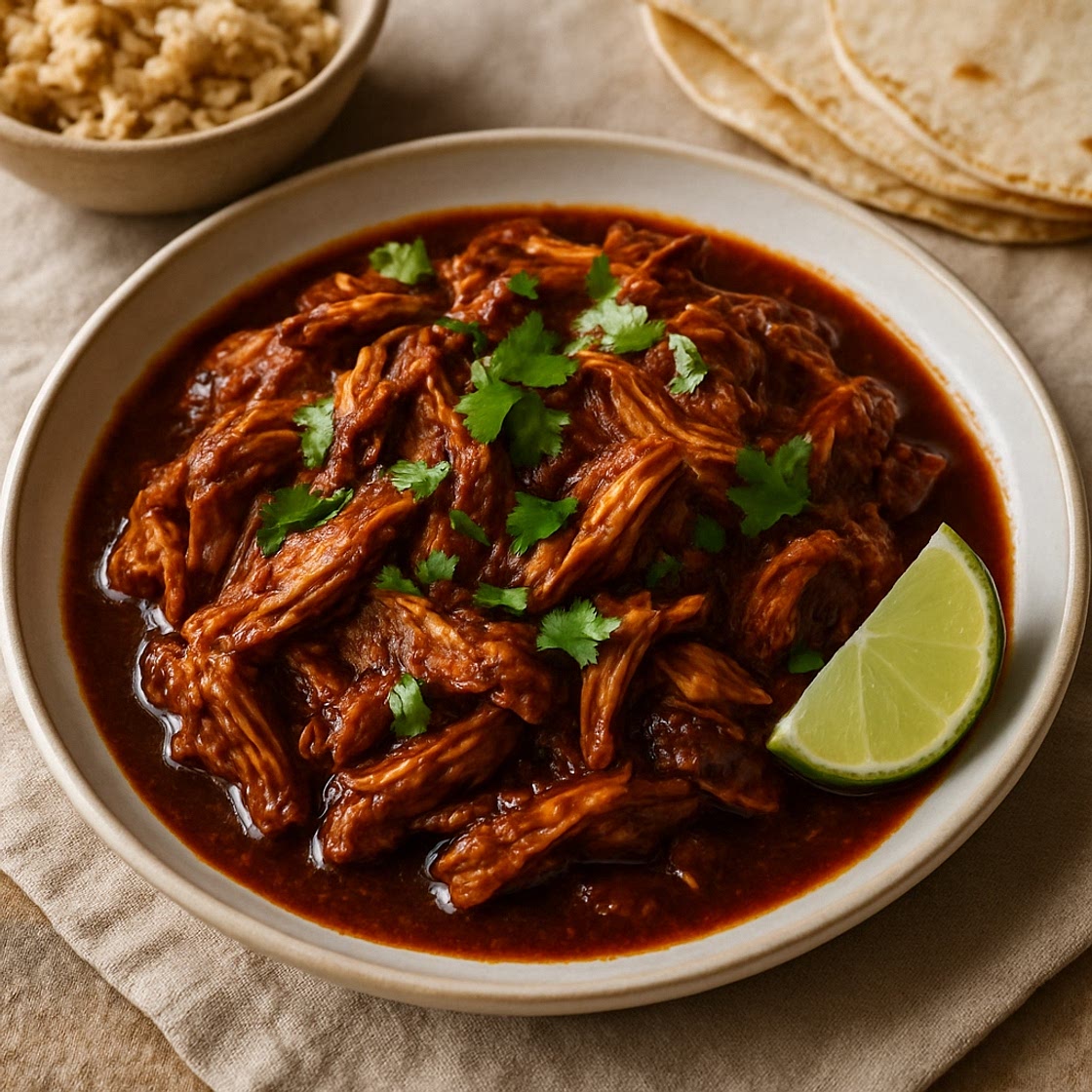 Slow-Cooker Oaxacan Chicken Barbacoa