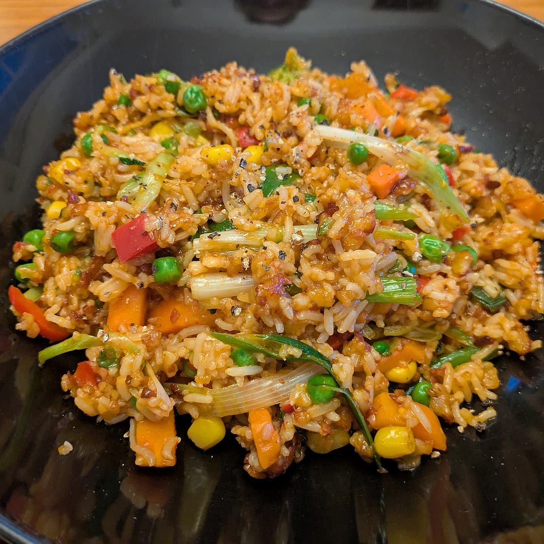 Grated Halloumi Fried Rice