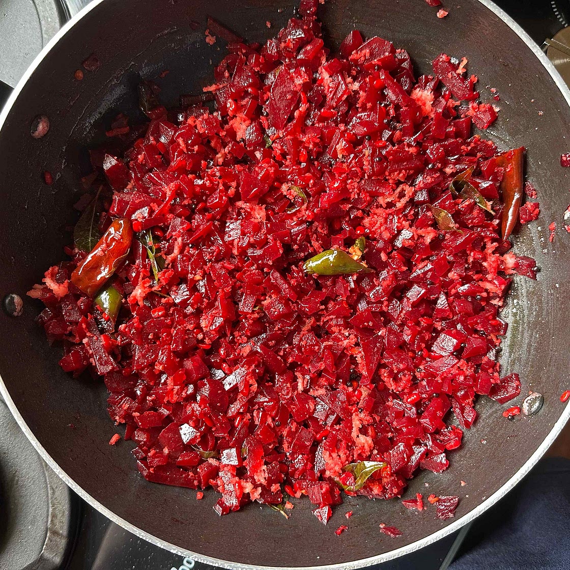 Beetroot thoran