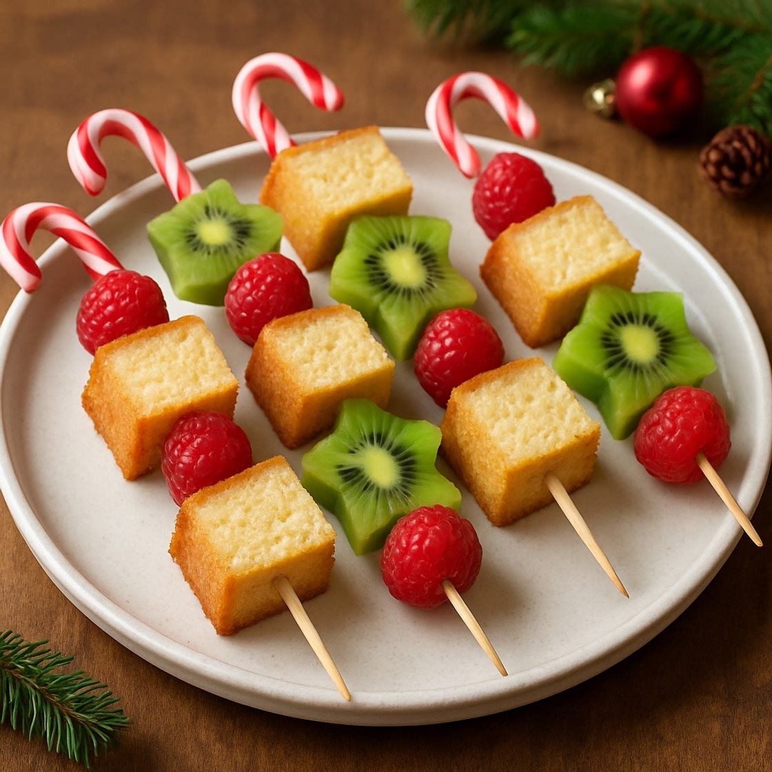 Brochetitas navideñas de Panqué