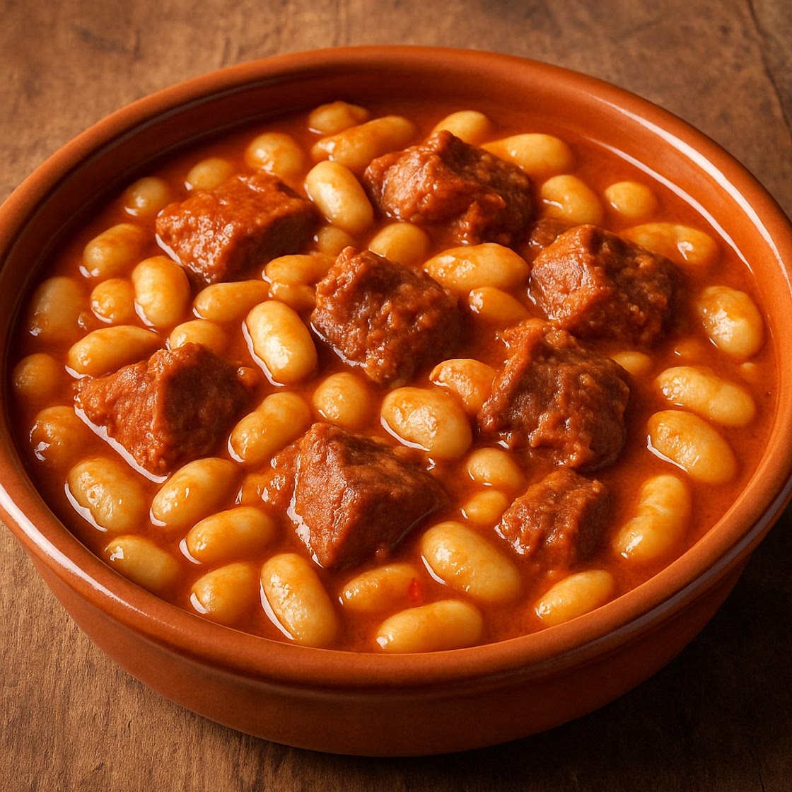 Alubias con carne