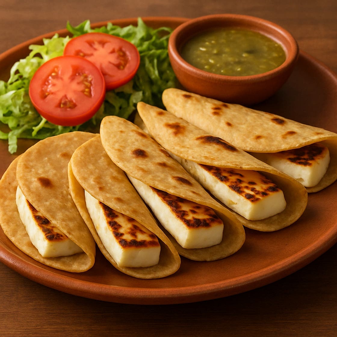 Dobladitas de Queso Panela Asado