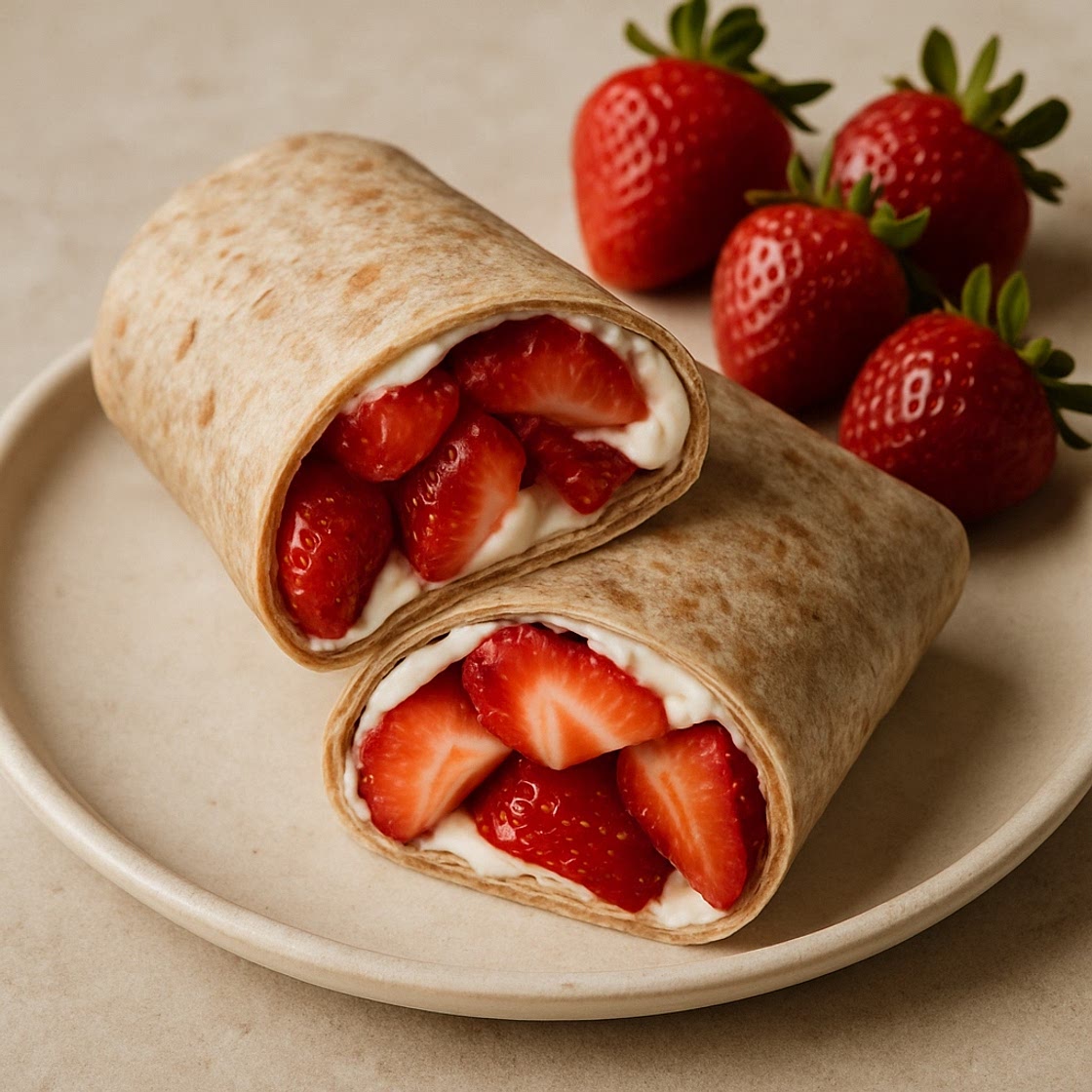Envuelto de fresas