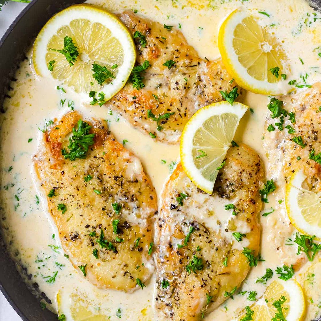 Easy Creamy Lemon Chicken