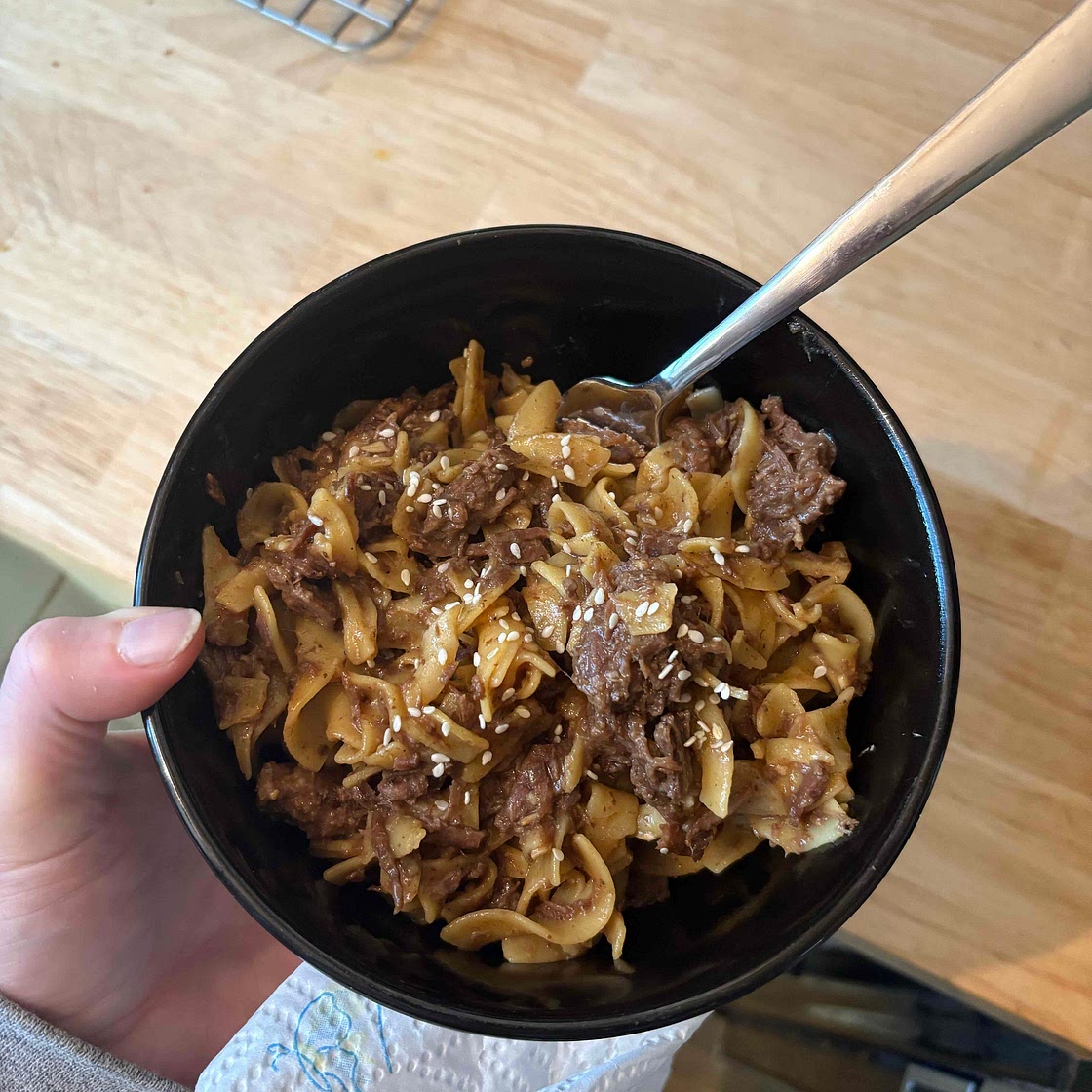 Soy Beef and Noodles 🥢