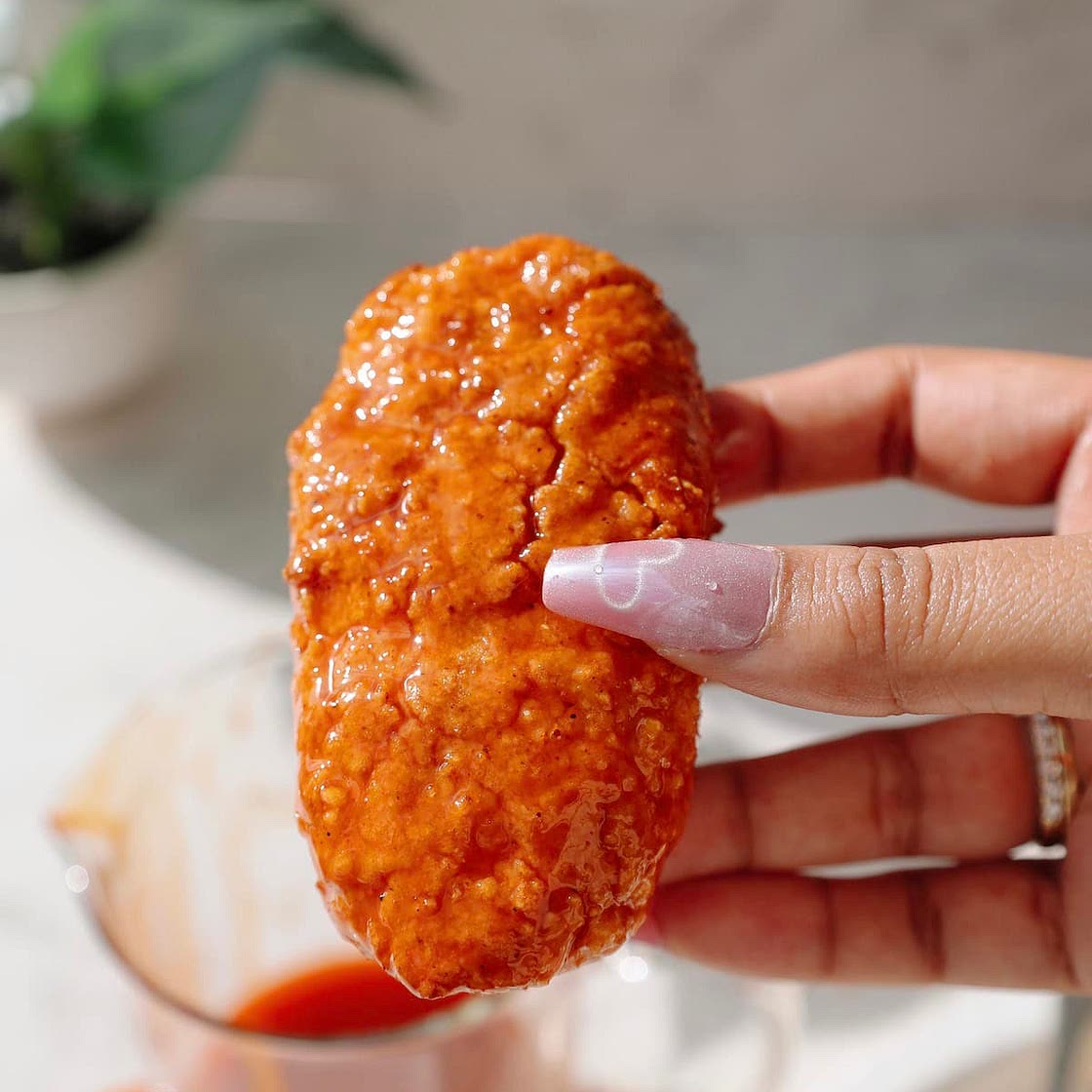 Buffalo Tofu Tenders (Air Fryer Recipe!)