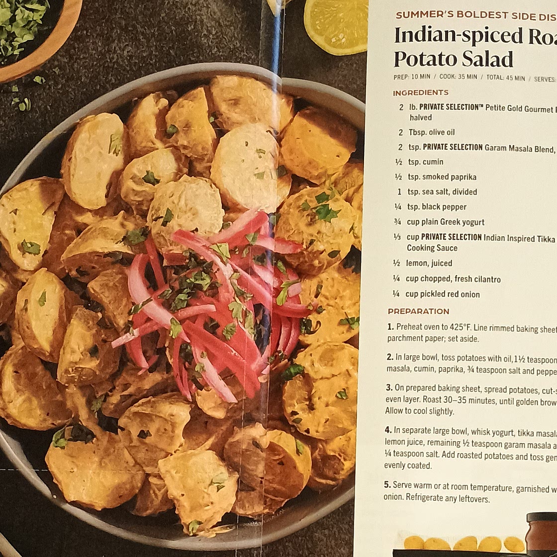Indian-spiced Roasted Potato Salad