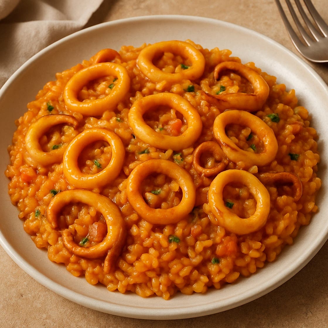 Arroz con calamares