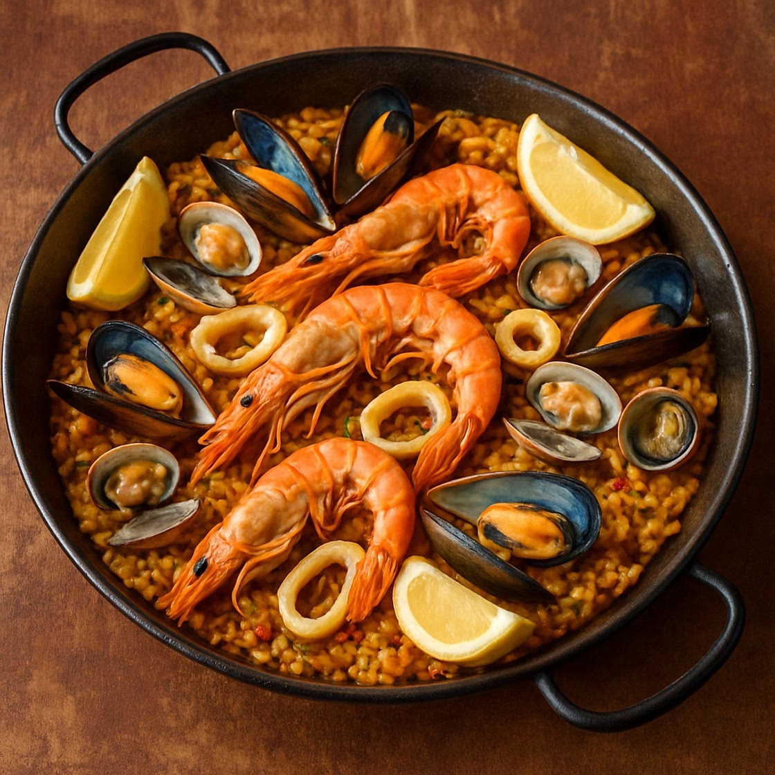 Paella de mariscos
