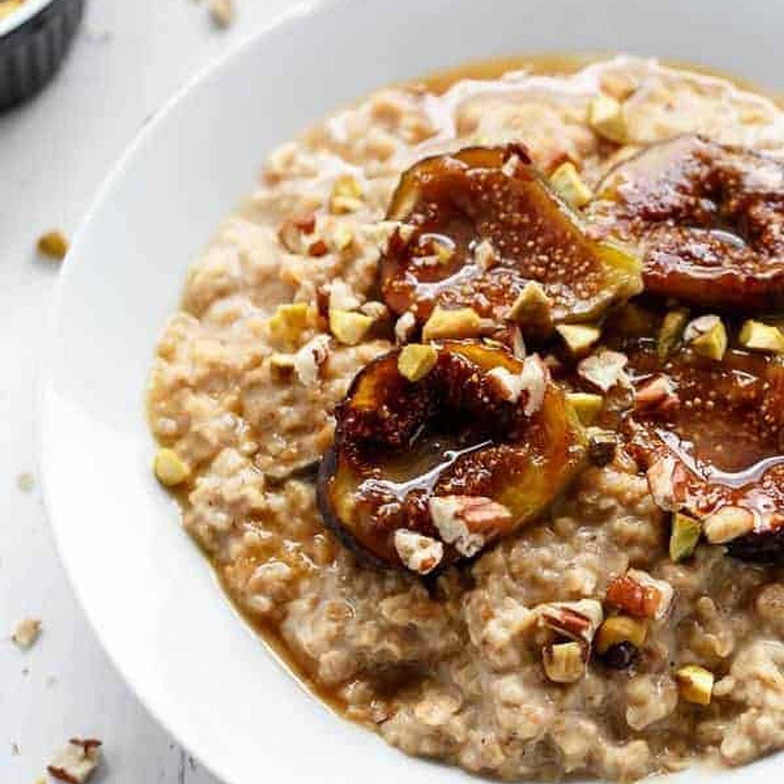 Caramelized Fig Toasted Oatmeal