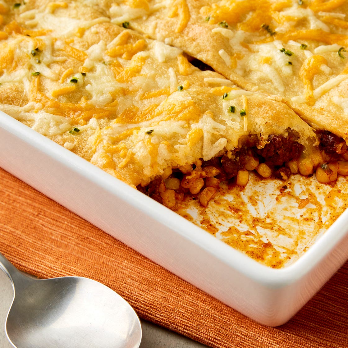 Mexican Crescent Casserole