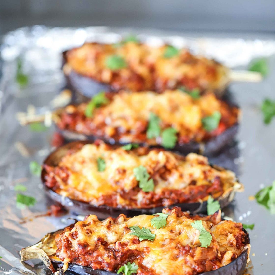 Eggplant and Beef Marinara
