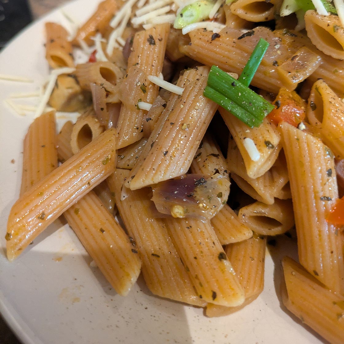 creamy chicken and chorizo pasta