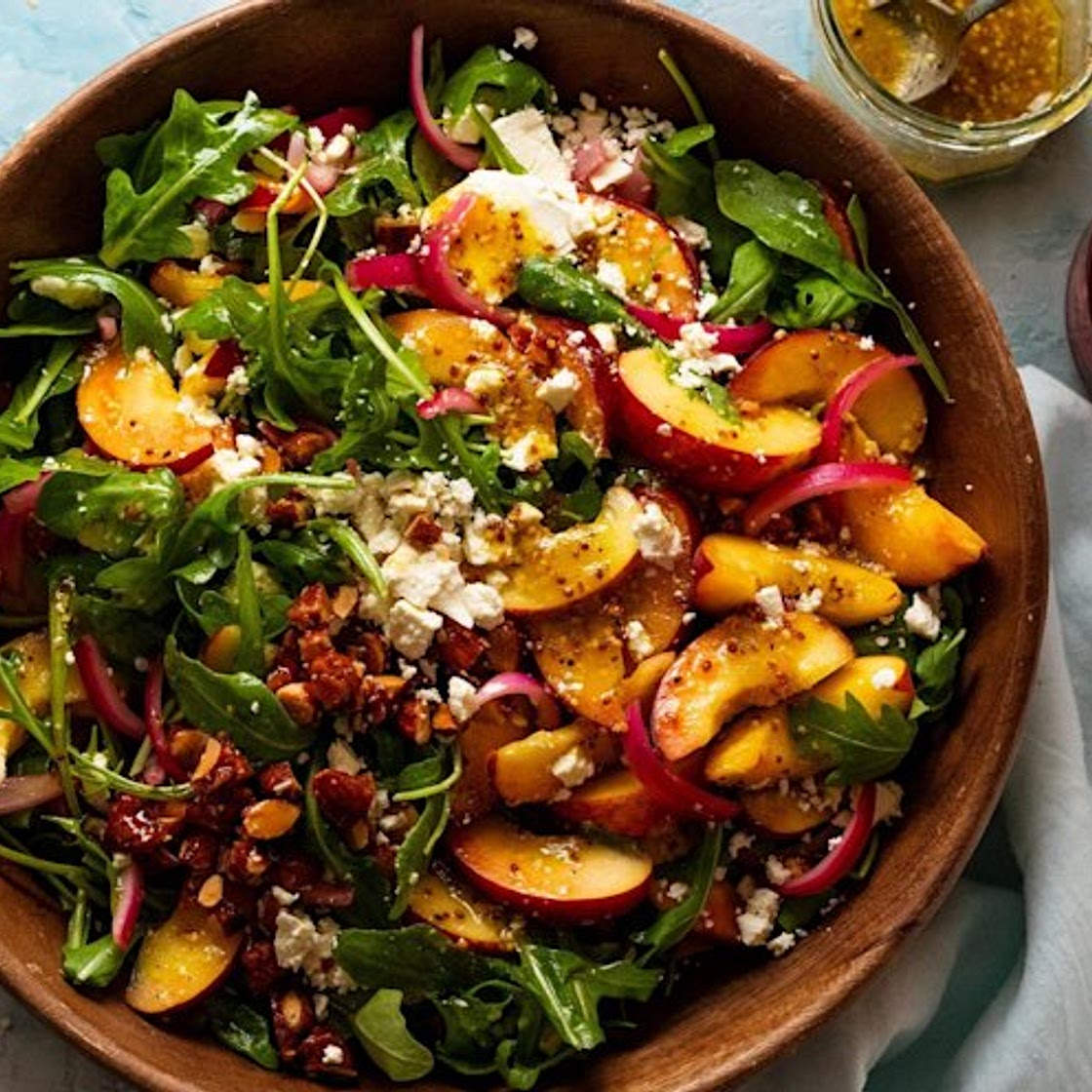 RecipeTin Eats x Good Food: Peach salad