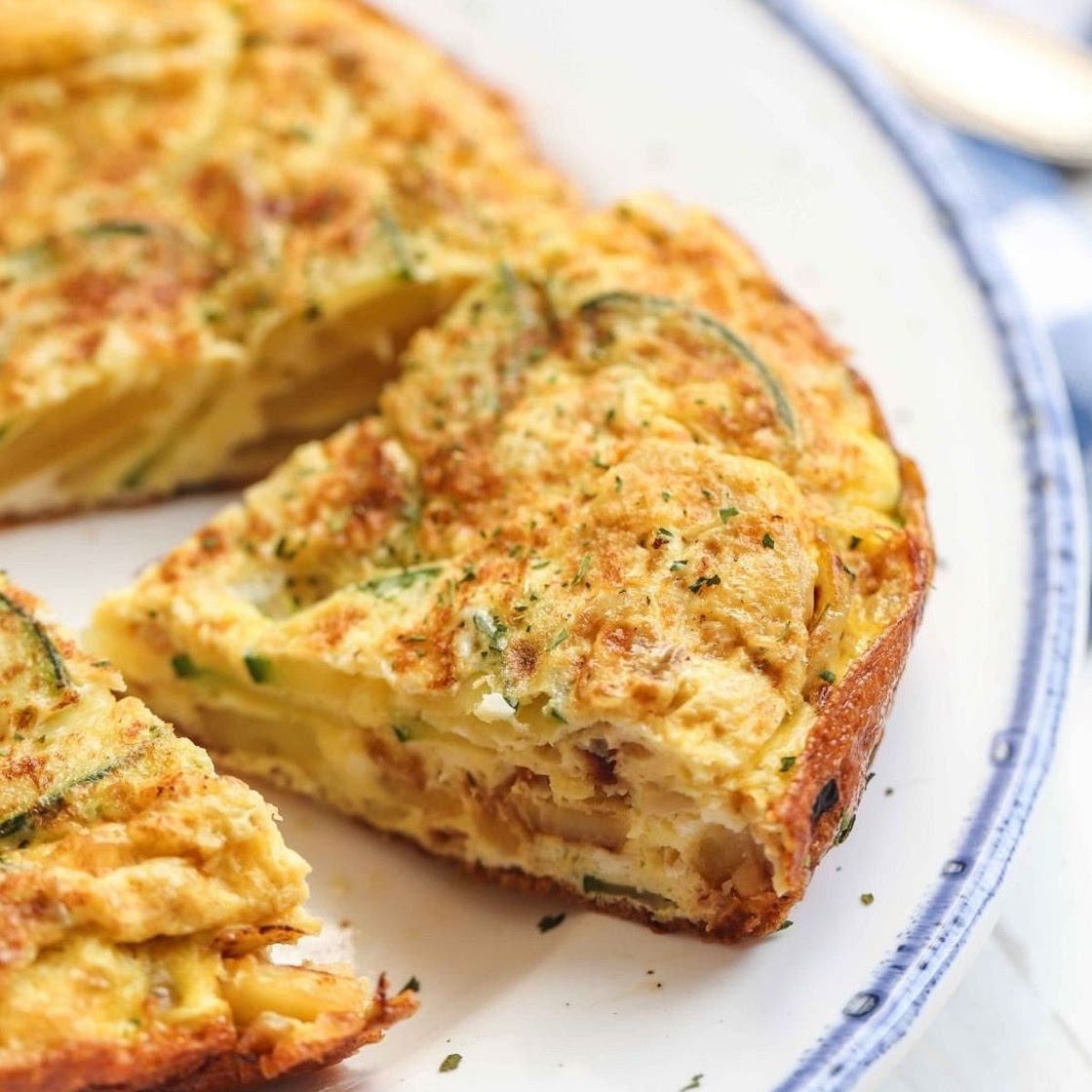 Spanish Omelet with Zucchini