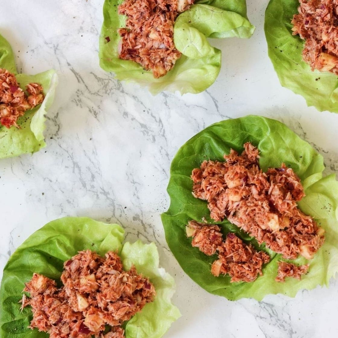 Tuna Salad Lettuce Boats